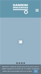 Mobile Screenshot of gambinimeccanica.it